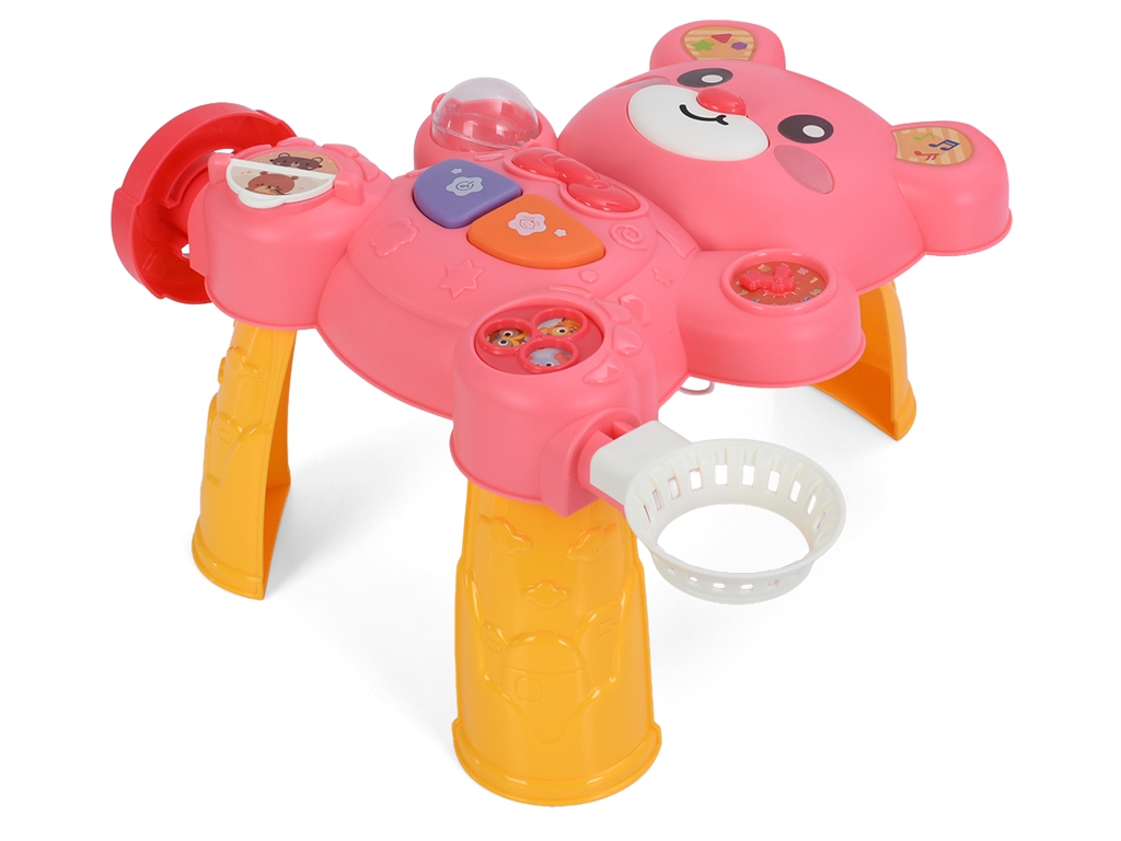 Каталка-ходунки 2 в 1 с игровой панелью-стликом, музыка, свет