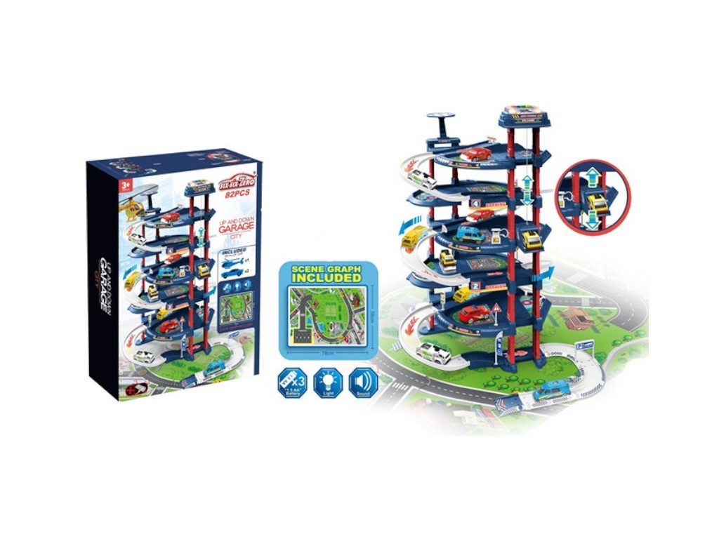 Игровой набор гараж 6 уровней 660-A327