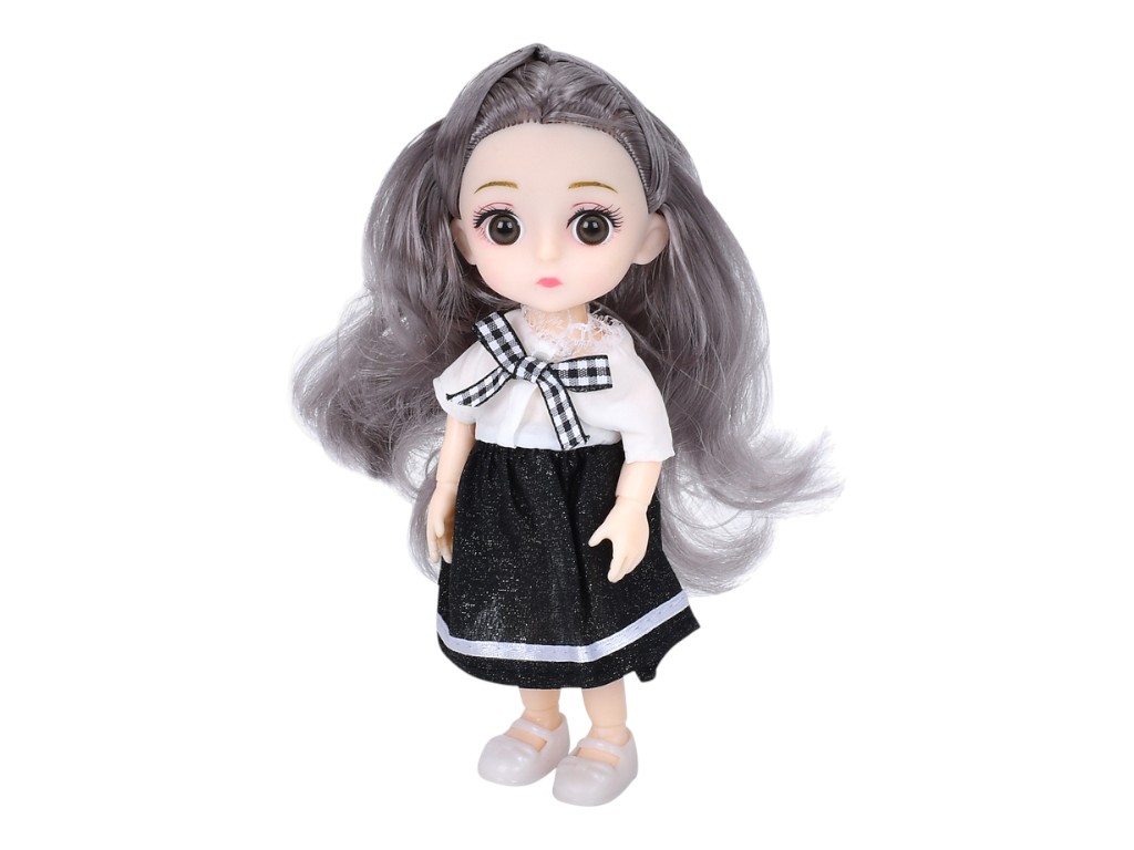 Кукольный домик игровой 666-3AA-8, 2 этажа, с куклой и мебелью, BabyToys
