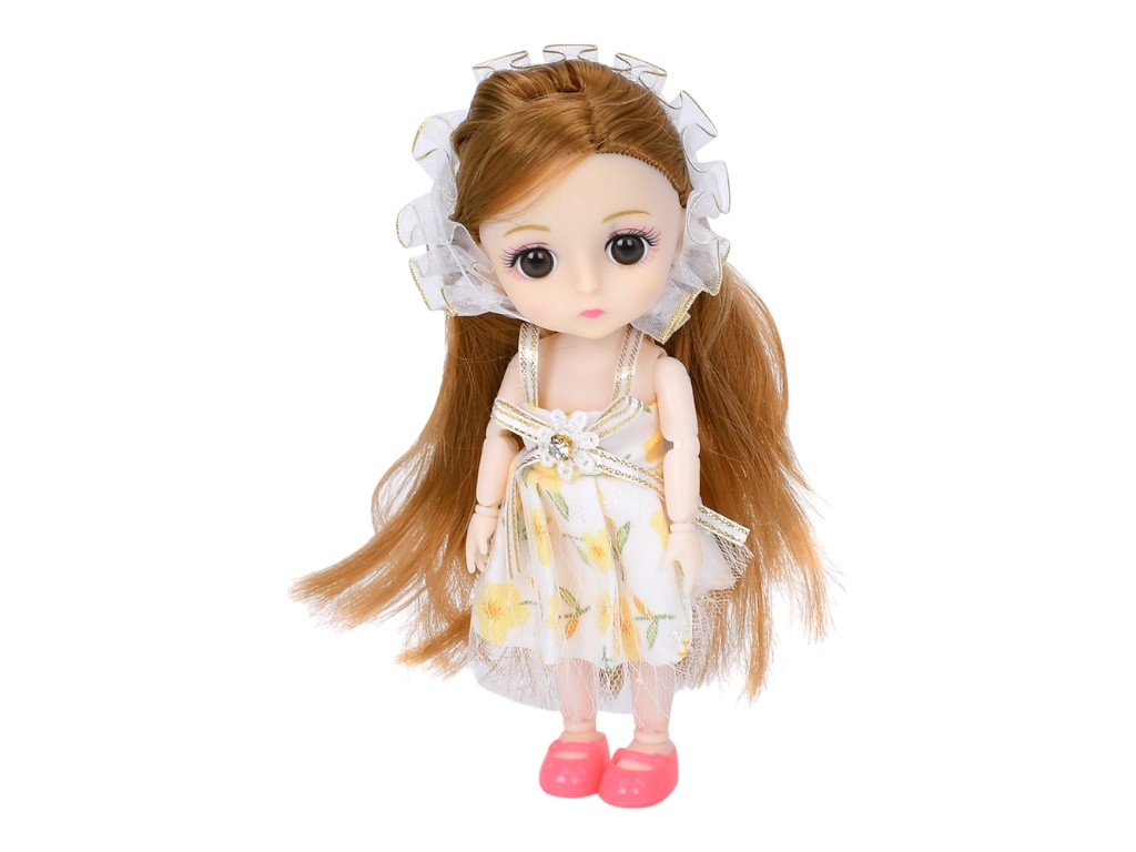 Кукольный домик игровой 666-3AA-8, 2 этажа, с куклой и мебелью, BabyToys