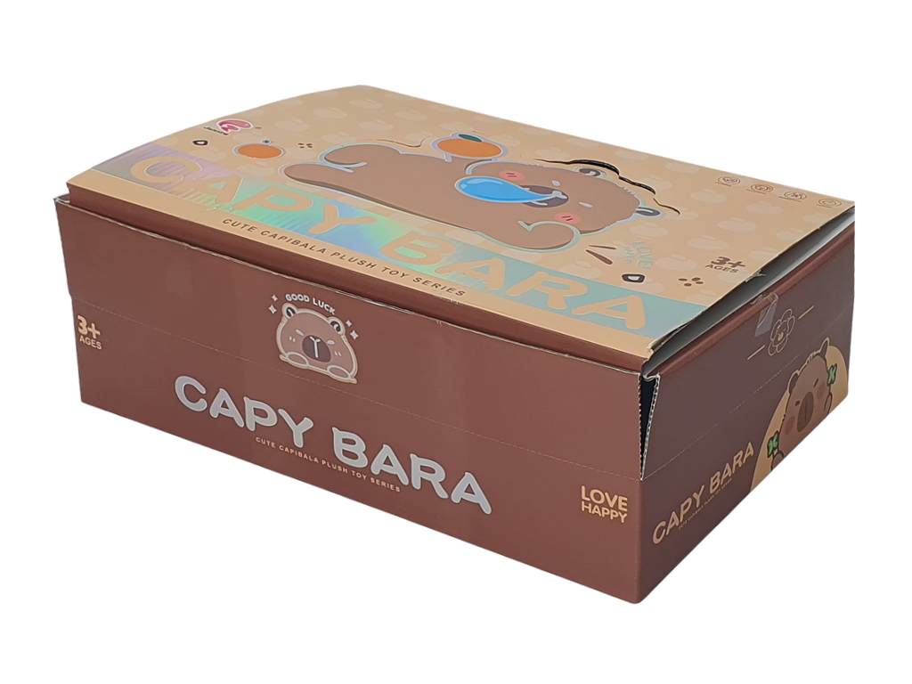 Аксессуар для сумки капибара 12см, плюш, мягкая игрушка, подвижная еда 3 вида (цена за 1шт)