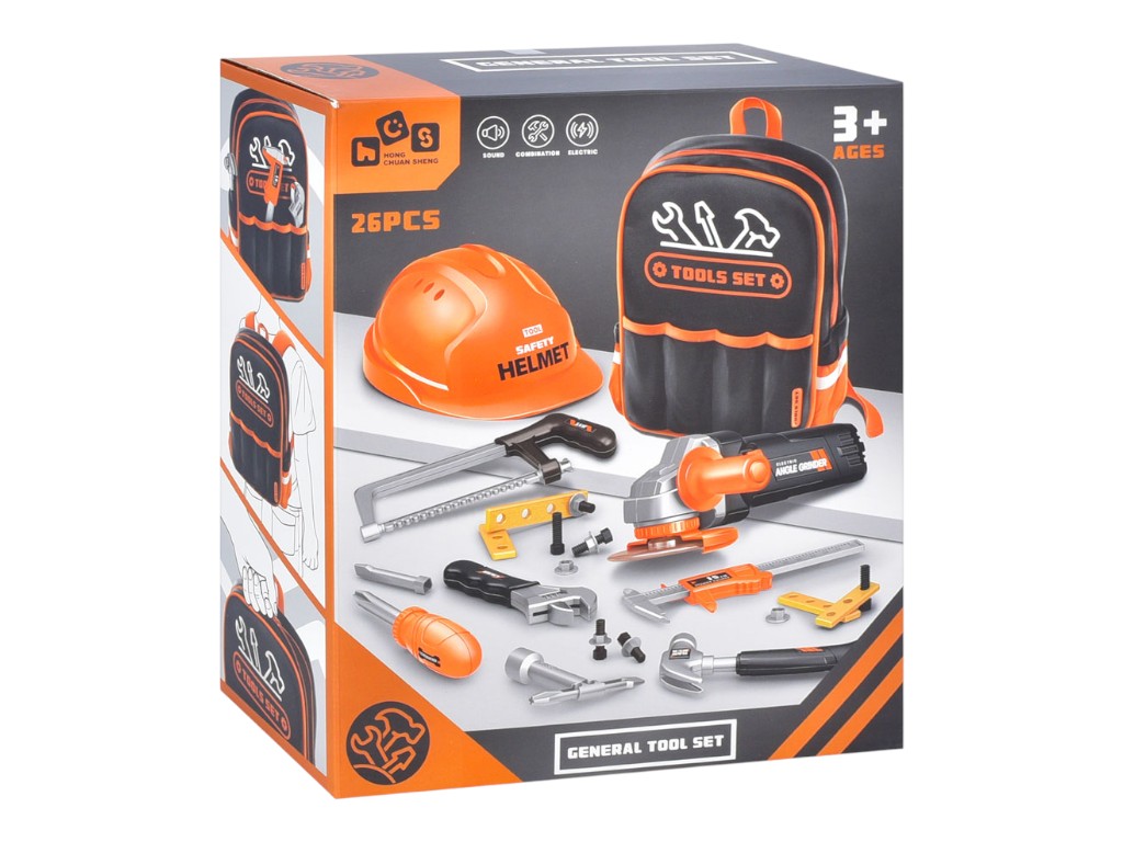 Набор инструментов игровой 778-39, 30 см, в рюкзаке, BabyToys