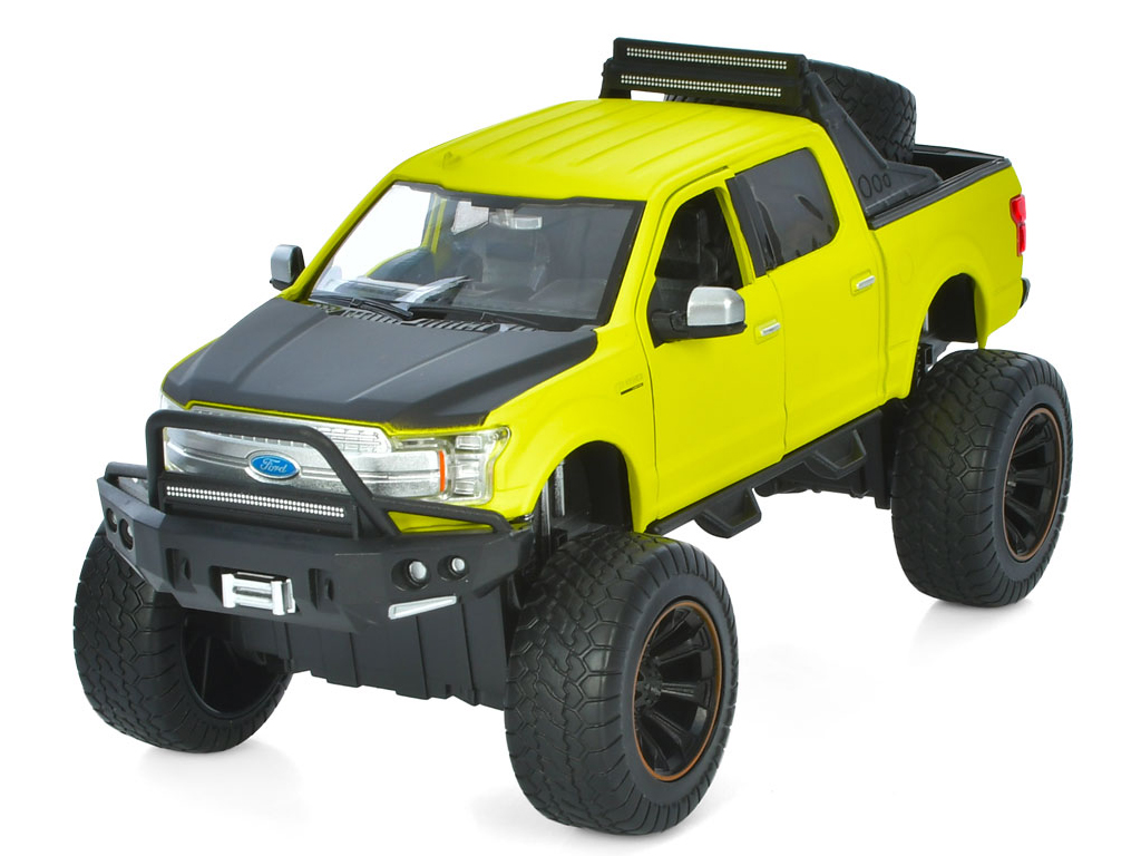 Машинка металлическая Ford F-150 Lariat 2019, 22,5 см, открывается дверь.