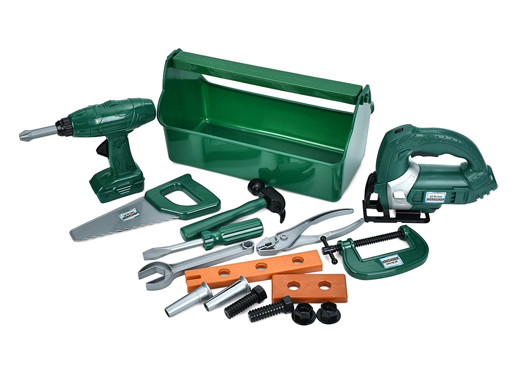 Набор инструментов игровой 7922LB-C, 32 см, с электролобзиком, BabyToys