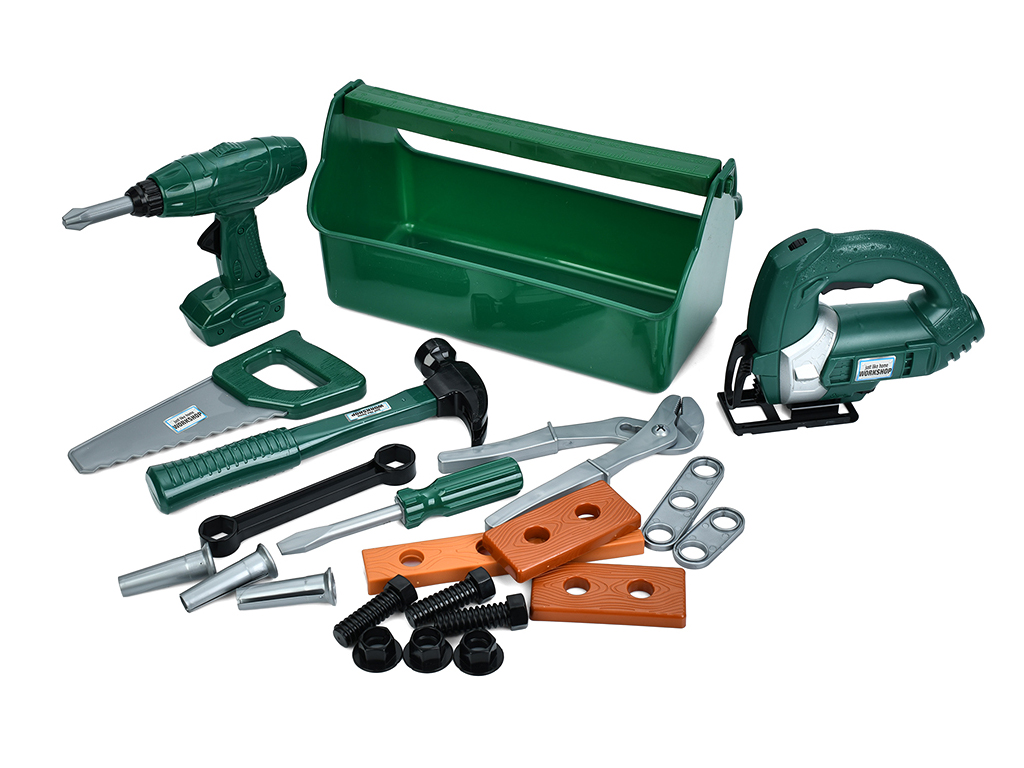 Набор инструментов игровой 7922LB-C, 32 см, с электролобзиком, BabyToys