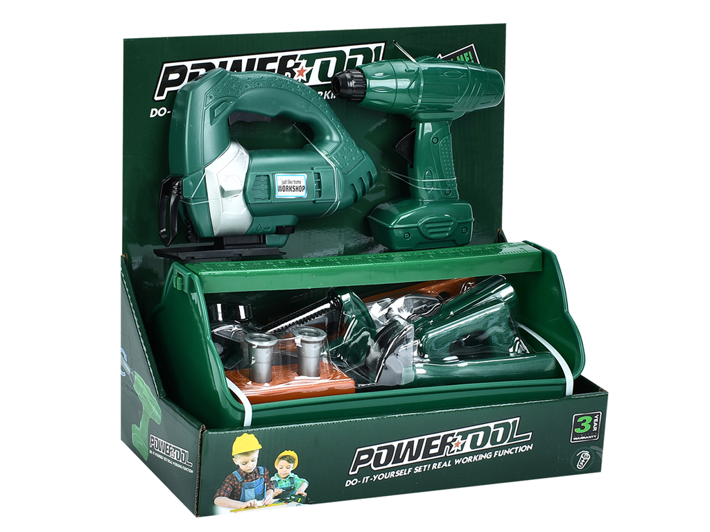 Набор инструментов игровой 7922LB-C, 32 см, с электролобзиком, BabyToys