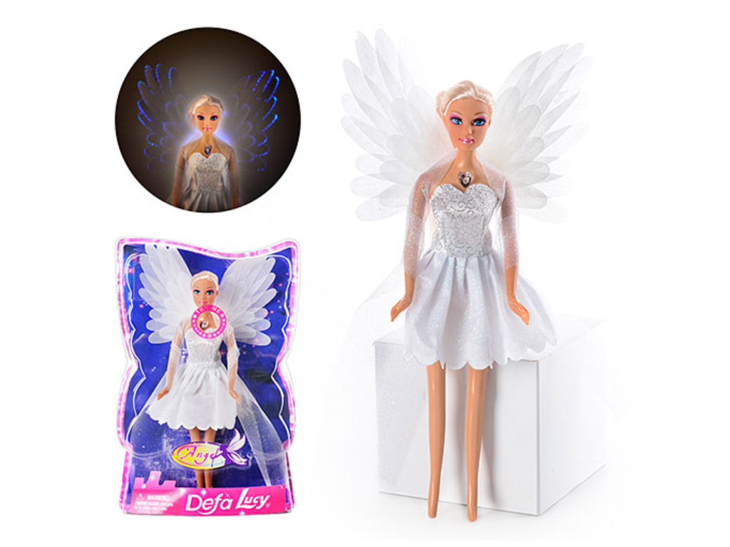 Лялька Ангел світяться крила 27 см. Defa Lucy 8219