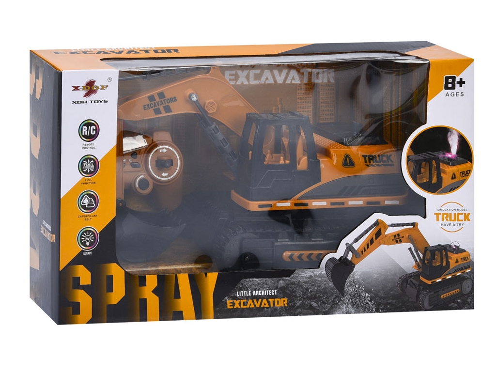 Екскаватор радиоуправлении 33см, світло, рухливий ковш, гусеничний, 869-36G