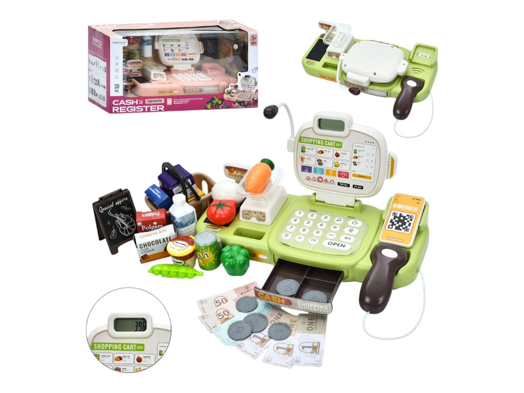 Кассовый аппарат игровой 889-310-311; 2 вида; (цена за 1шт)