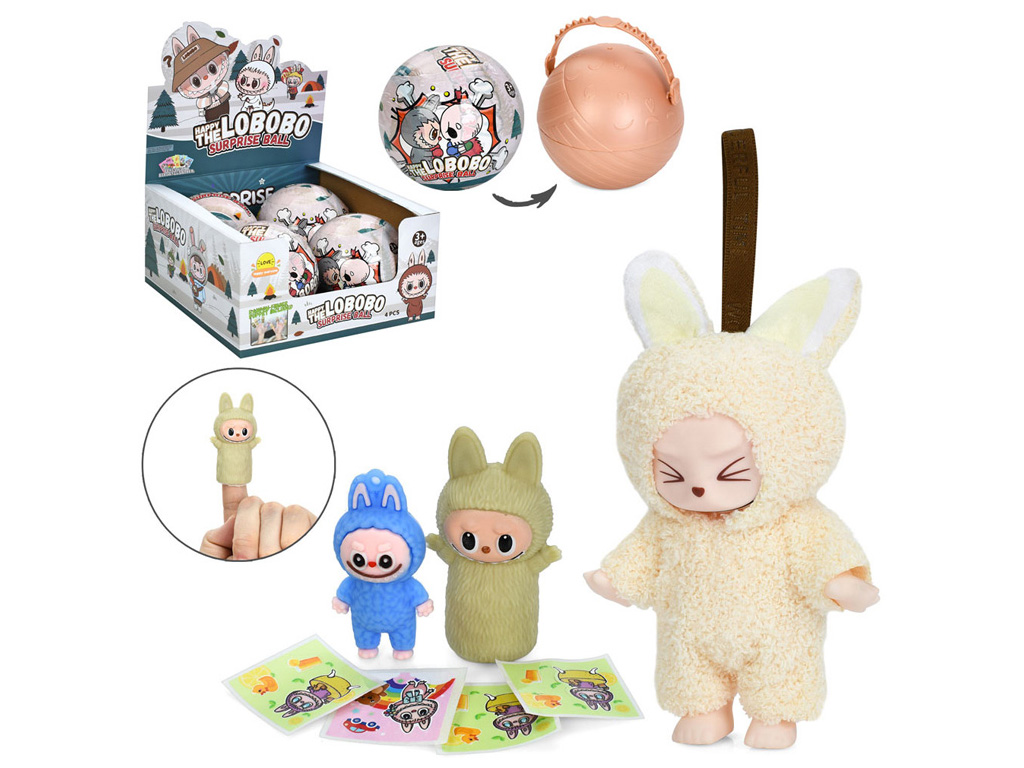Фигурка сюрприз Labuba 89-165, с подвесом, микс видов; (цена за 1шт)