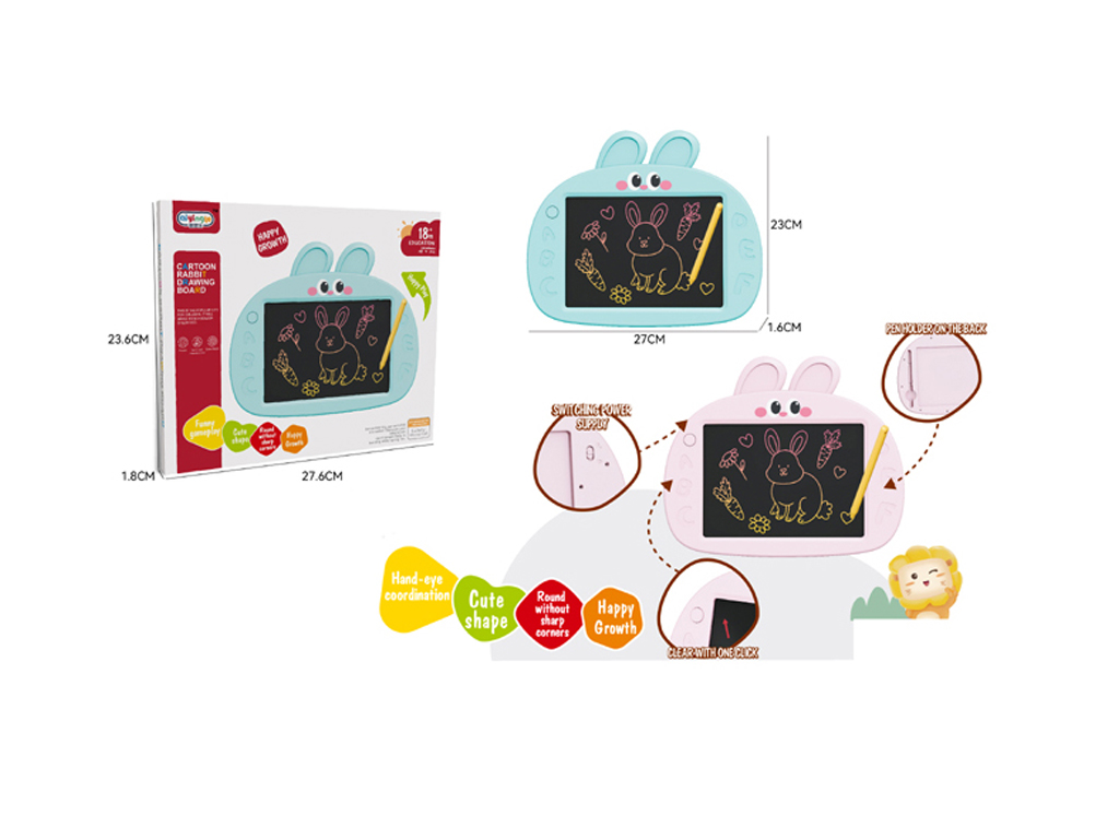LCD планшет Зайка 8 дюймов 27-22-1 см. 99-20