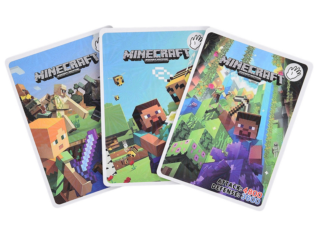 Фігурки-сюрприз з картками Minecraft, 5,5 см., мікс видів (ціна за 1шт.)