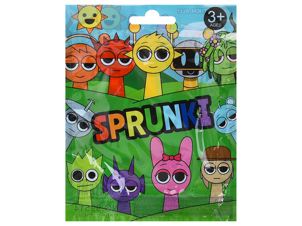 Фигурки-сюрприз Sprunki с карточками 99514, микс видов; (цена за 1шт)