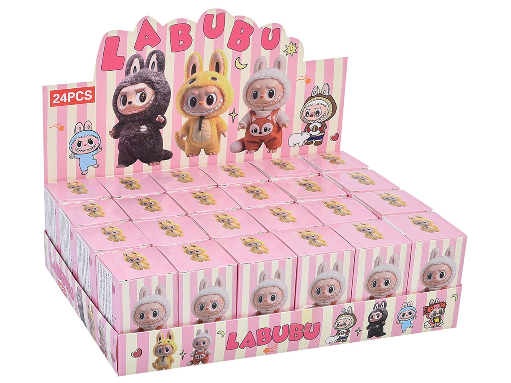 Игрушка сюрприз Labubu A111-85, брелок 5 см., микс видов (цена за 1шт.)