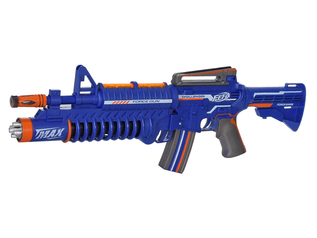 Автомат игровой AK-33988, 55 см, звук, свет, вибрация, на батарейках, 2 цвета