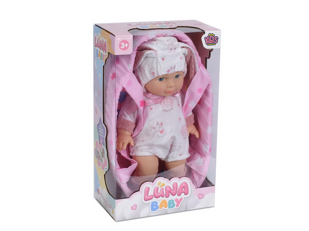 Пупс с переноской Luna Baby AKG-0063, 30 см