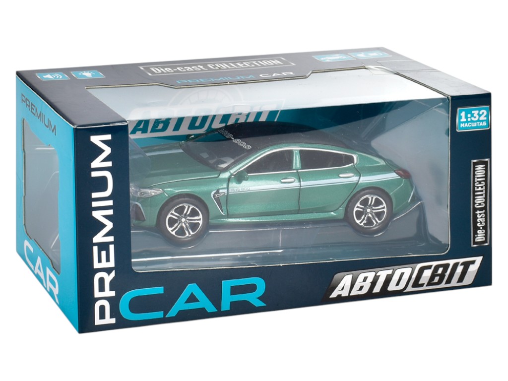 Машинка металлическая инерционная Premium AP-1711, 15 см, свет и звук, АвтоСвіт
