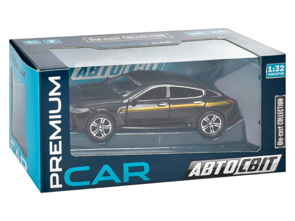 Машинка металлическая инерционная Premium AP-1711, 15 см, свет и звук, АвтоСвіт