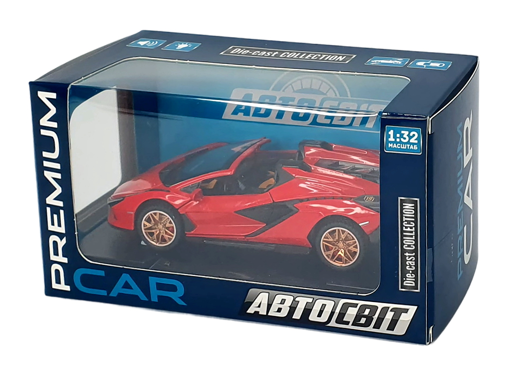 Машина металлическая инерционная Premium AP-1804, 15 см, свет и звук, АвтоСвіт