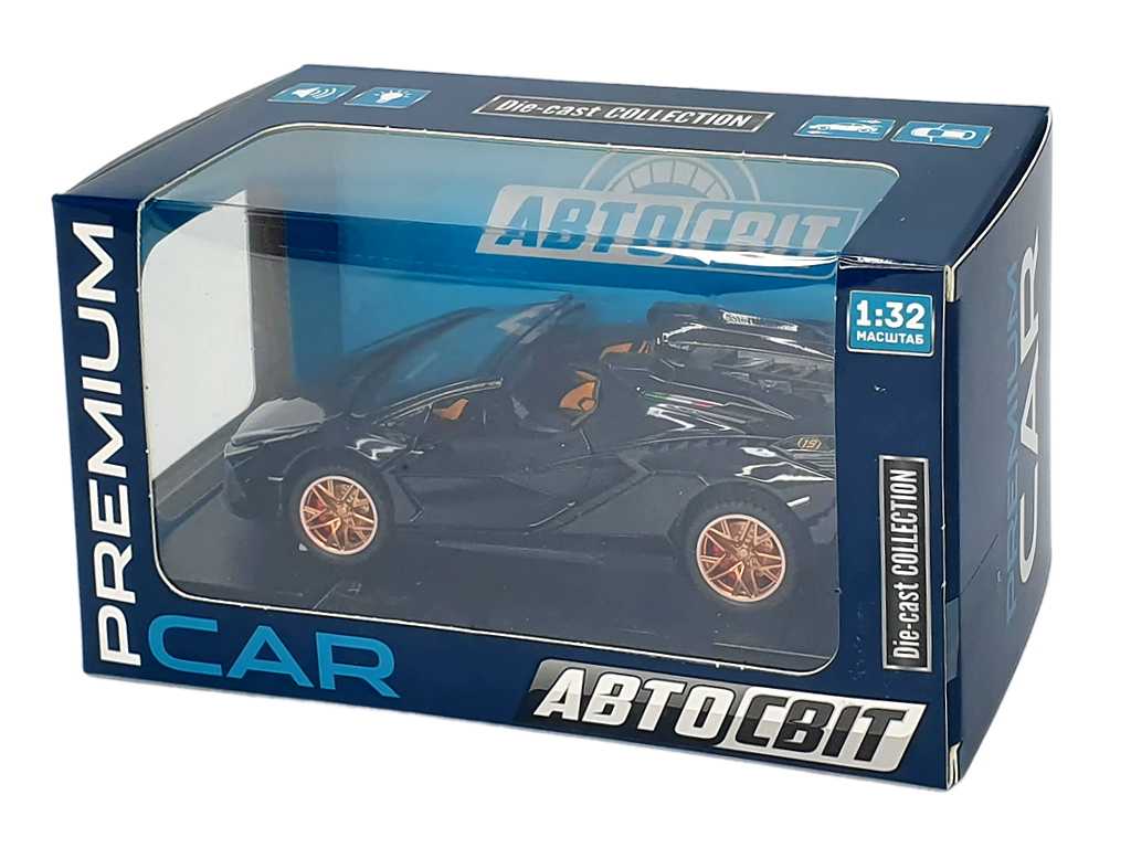 Машина металлическая инерционная Premium AP-1804, 15 см, свет и звук, АвтоСвіт