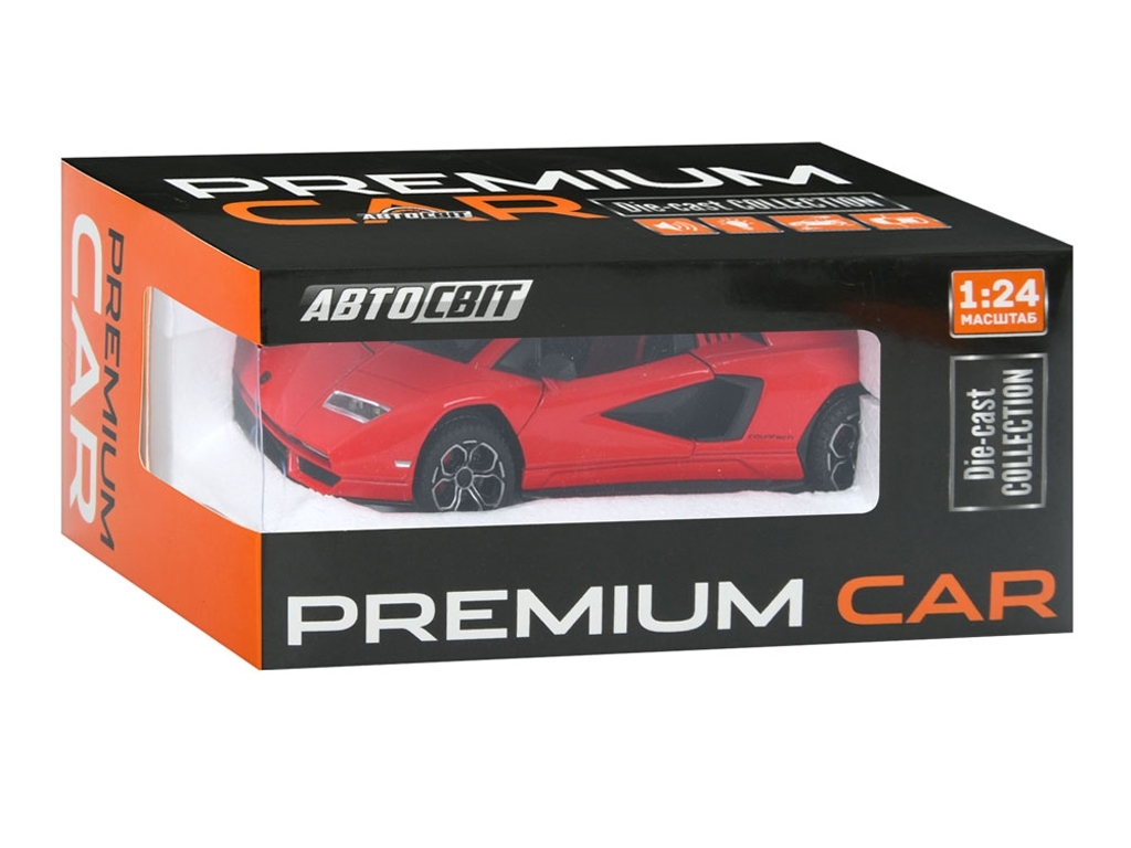 Машина металлическая инерционная Premium AP-2038, 21 см, свет и звук, АвтоСвіт