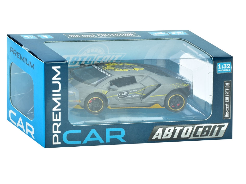 Машина металлическая инерционная Premium AP-2039, 15,5 см, свет и звук, АвтоСвіт