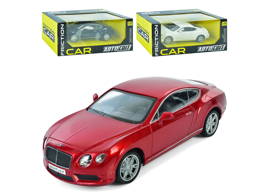 Машинка инерционная Bentley Continental GT AS-3009, 19.5 см, резиновые колеса, АвтоСвіт