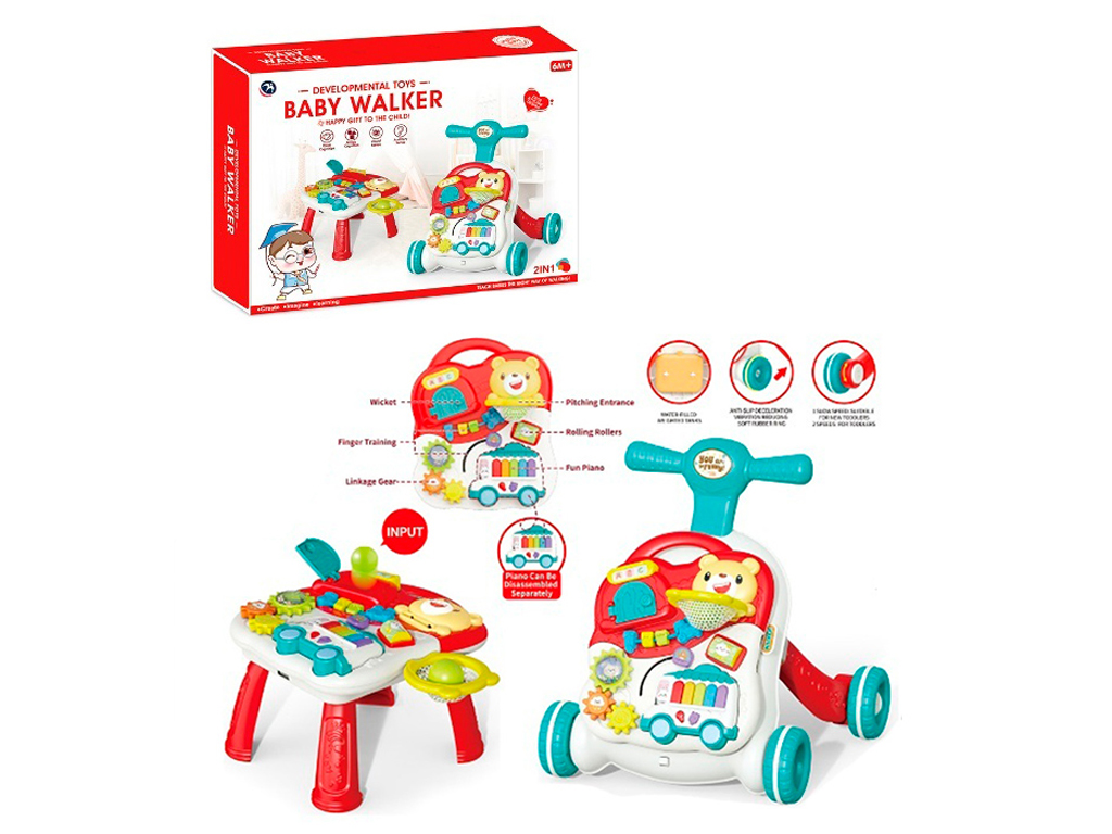 Каталка-ходунки Baby Walker 2в1. BM2106