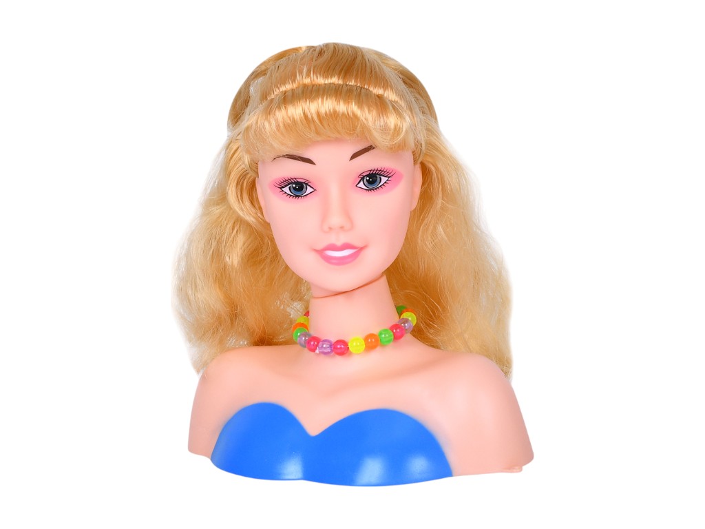 Лялька-голова для зачісок, гребінець, 2 кольори