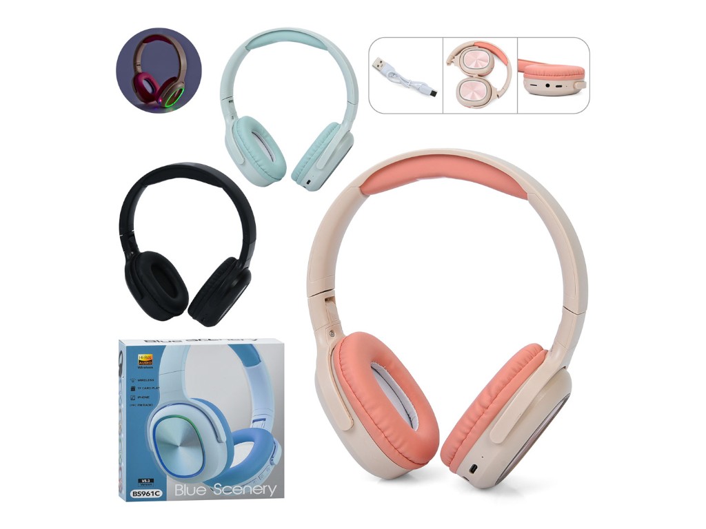 Навушники бездротові Bluetooth BS961C; (ціна за 1шт)