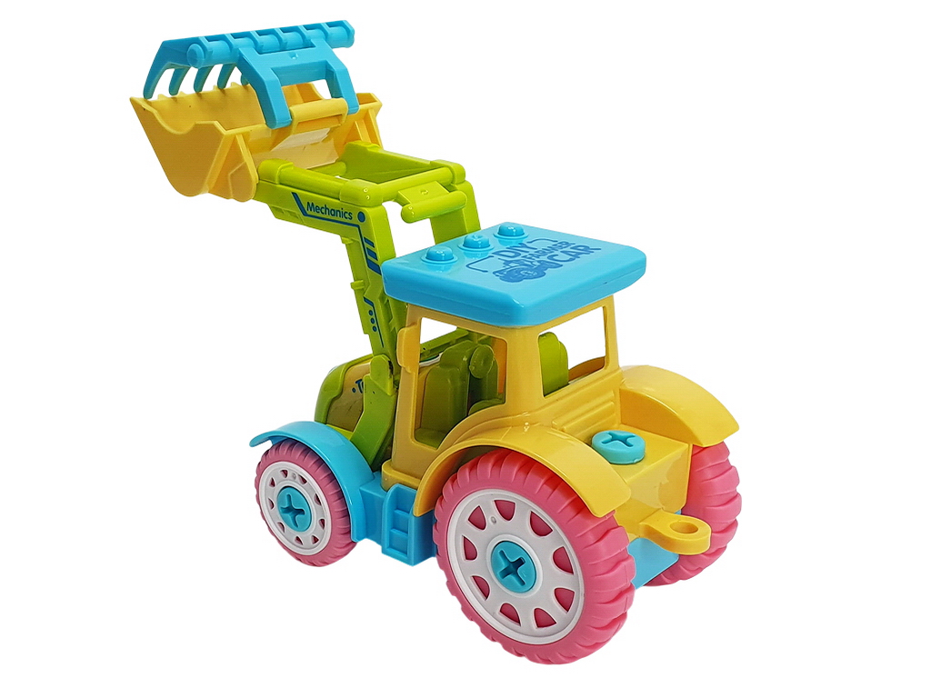 Конструктор на шурупах Трактор-Сільгосптехніка BT-2238, з викруткою, BabyToys