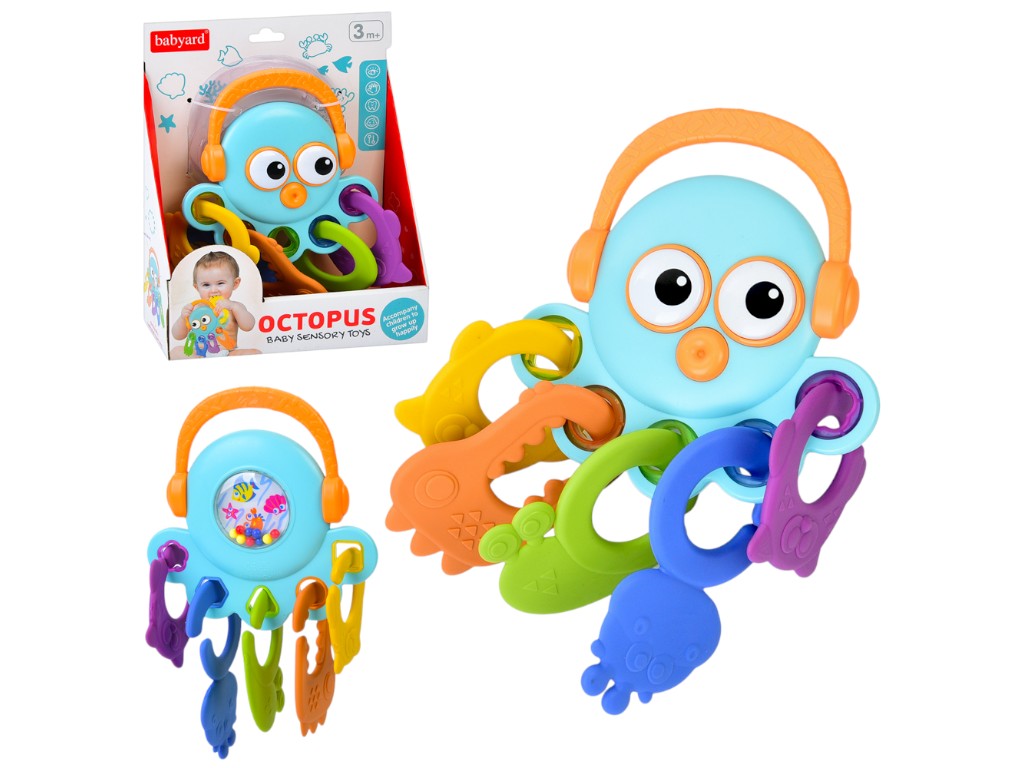 Игрушка-прорезыватель осьминог