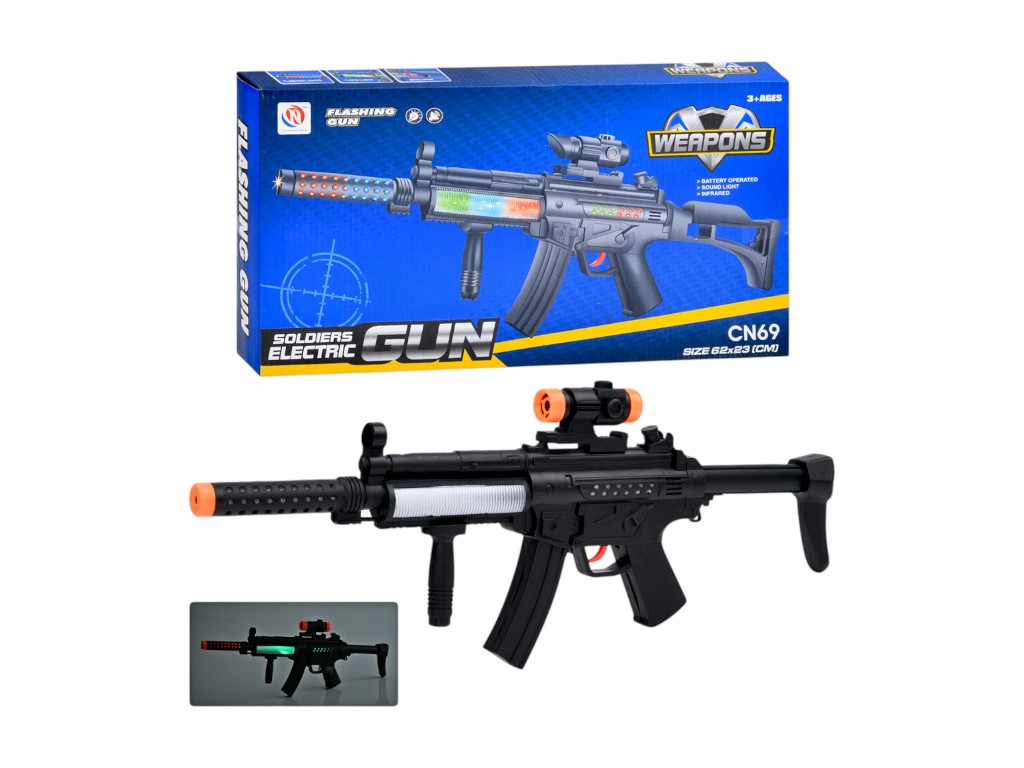 Игрушка автомат со световыми и звуковыми эффектами