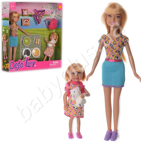 Кукла с дочкой. Defa Lucy 8282