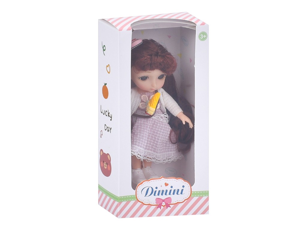 Кукла DMN07B-E, шарнирная, в платье, 4 вида (цена за 1шт)