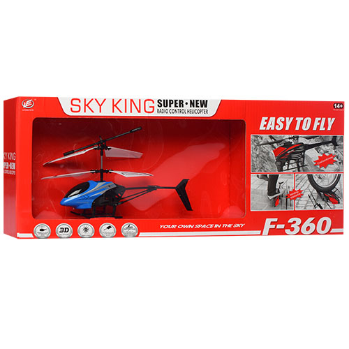 Вертолет на радиоуправлении Sky King 21 см. F-360