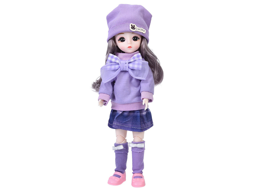 Кукла шарнирная F0324, 29 см, подвижные конечности, 6 видов (цена за 1 шт)