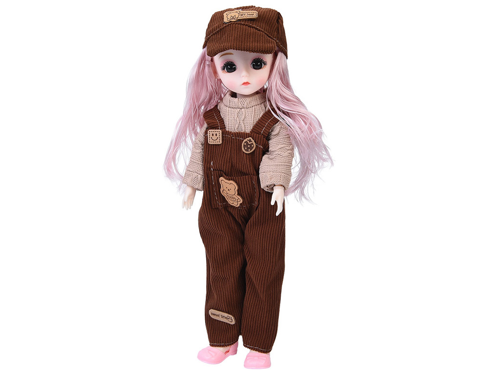 Кукла шарнирная F0324, 29 см, подвижные конечности, 6 видов (цена за 1 шт)