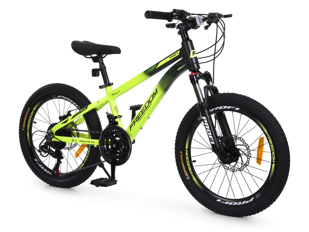 Велосипед Profi Freedom FD-2001, алюминиевая рама, колеса 20 дюймов, Shimano 21 скорость
