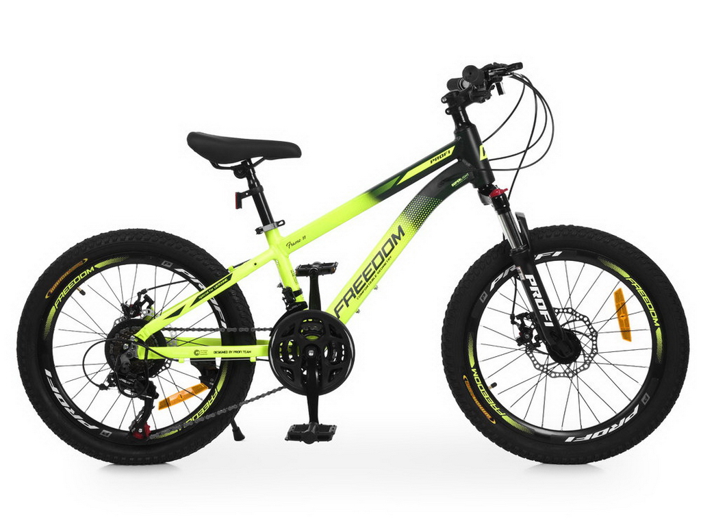Велосипед Profi Freedom FD-2001, алюминиевая рама, колеса 20 дюймов, Shimano 21 скорость