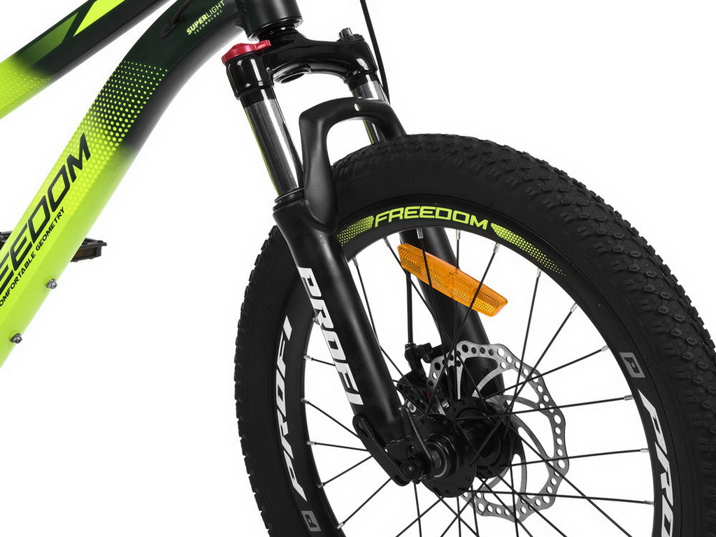 Велосипед Profi Freedom FD-2001, алюминиевая рама, колеса 20 дюймов, Shimano 21 скорость