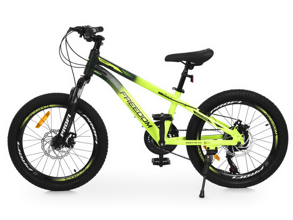 Велосипед Profi Freedom FD-2001, алюминиевая рама, колеса 20 дюймов, Shimano 21 скорость