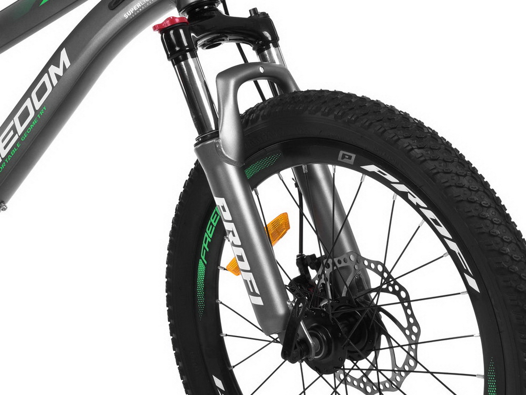 Велосипед Profi Freedom FD-2002, алюмінієва рама, колеса 20 дюймів, Shimano 21 швидкість