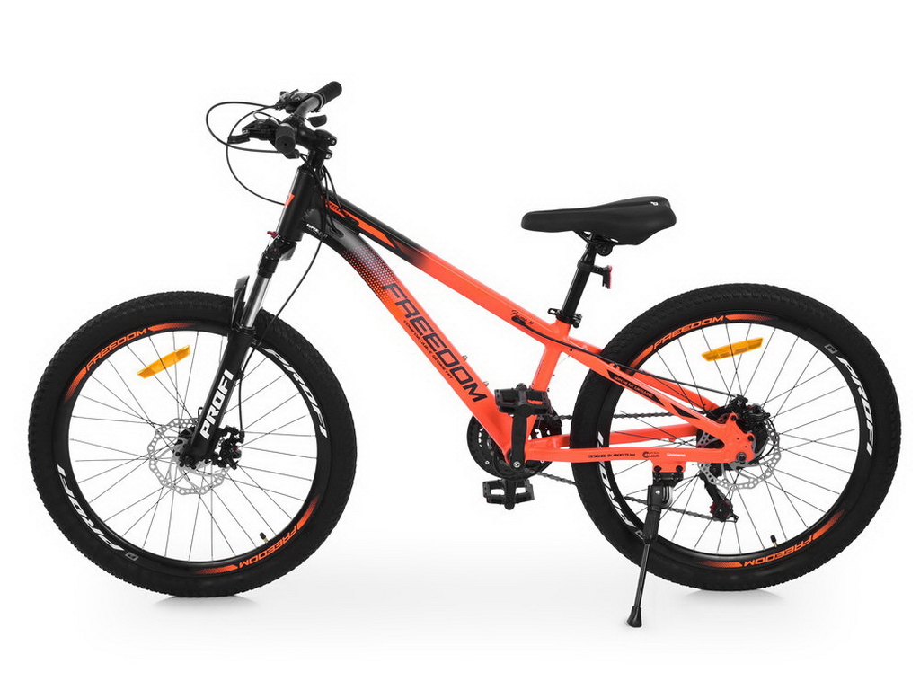 Велосипед Profi Freedom FD-2404, алюмінієва рама, колеса 24 дюйми, Shimano 21 швидкість