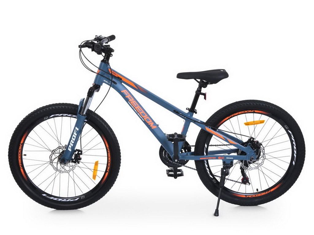 Велосипед Profi Freedom FD-2406, алюмінієва рама, колеса 24 дюйми, Shimano 21 швидкість