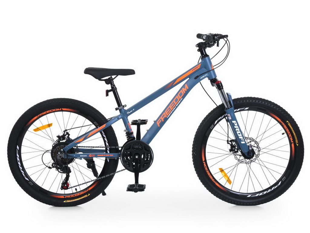 Велосипед Profi Freedom FD-2406, алюмінієва рама, колеса 24 дюйми, Shimano 21 швидкість