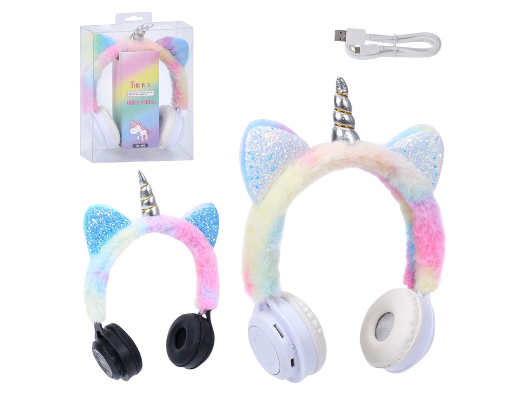 Наушники беспроводные детские FG240430008Q "Unicorn" 2 вида; (цена за 1шт)