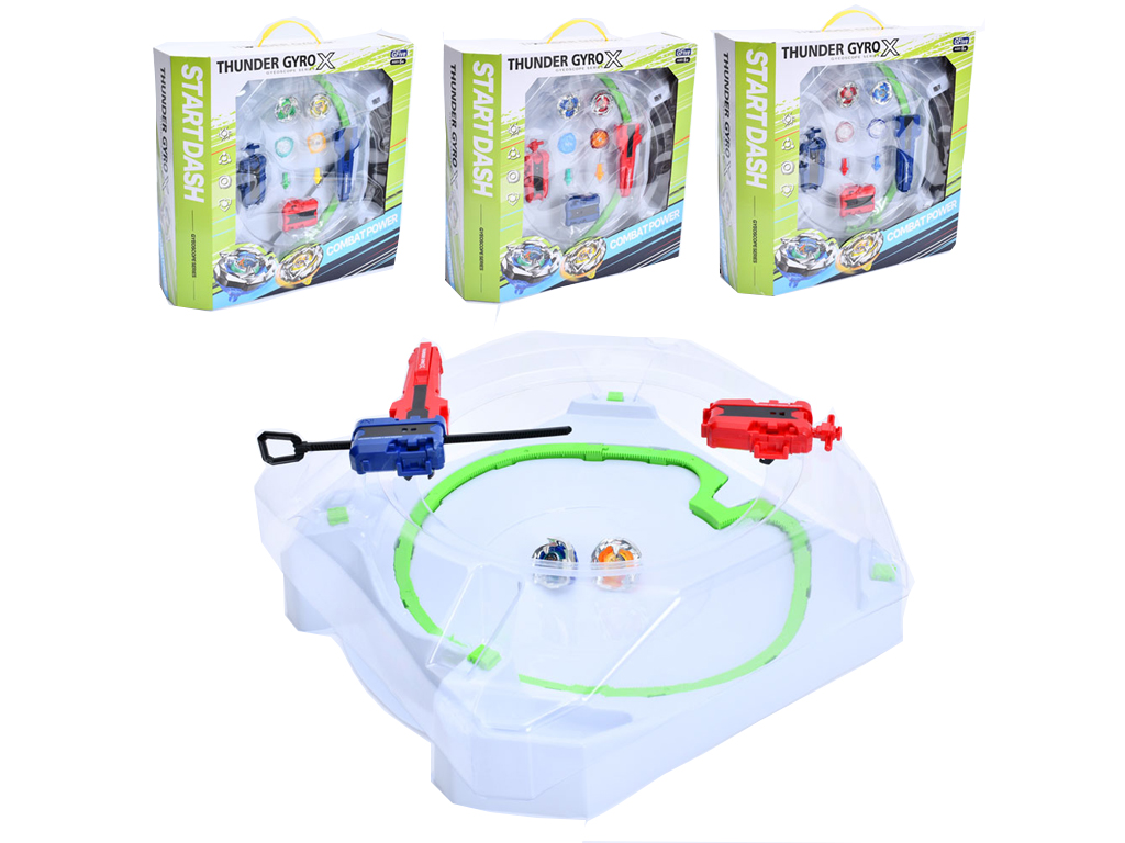 Игра BBL волчок GF6010B-10C, 4,5 см, запускной механизм, с игровым полем