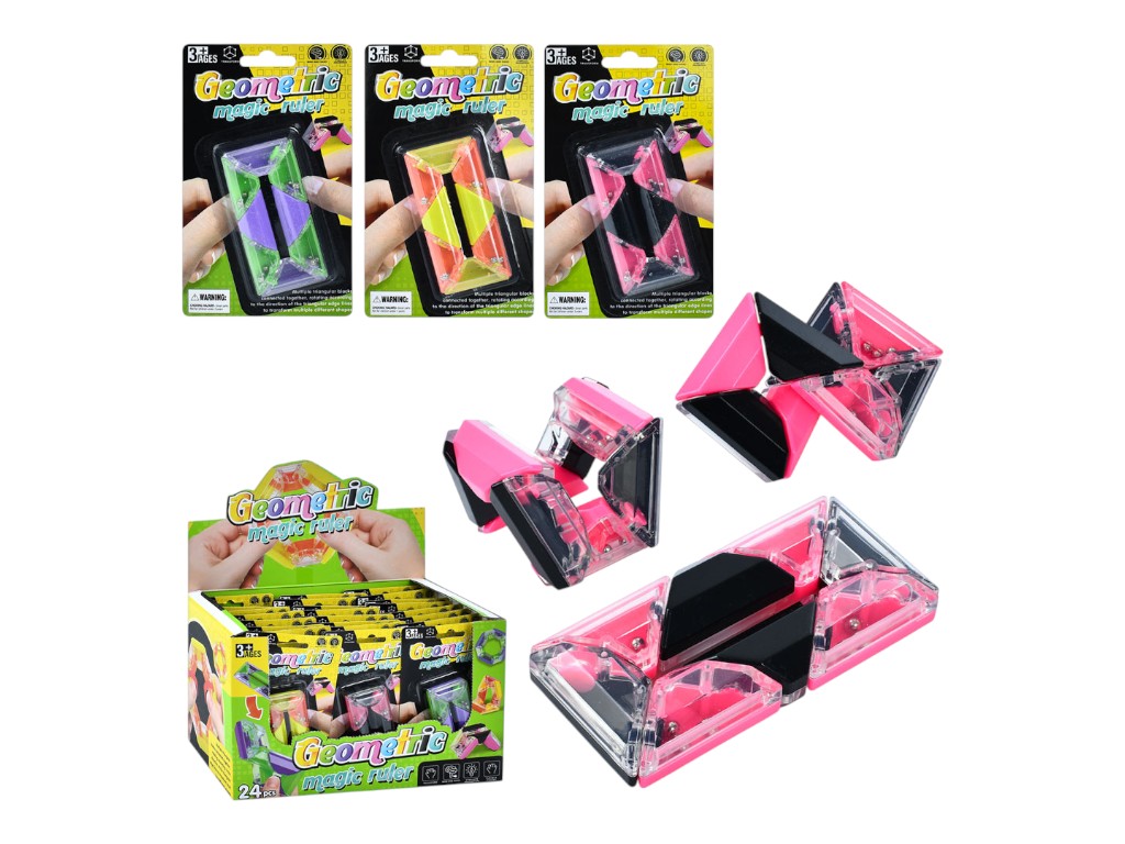 Гра - головоломка H018,  Geometric Magic Ruler, 3 види (ціна за 1шт)