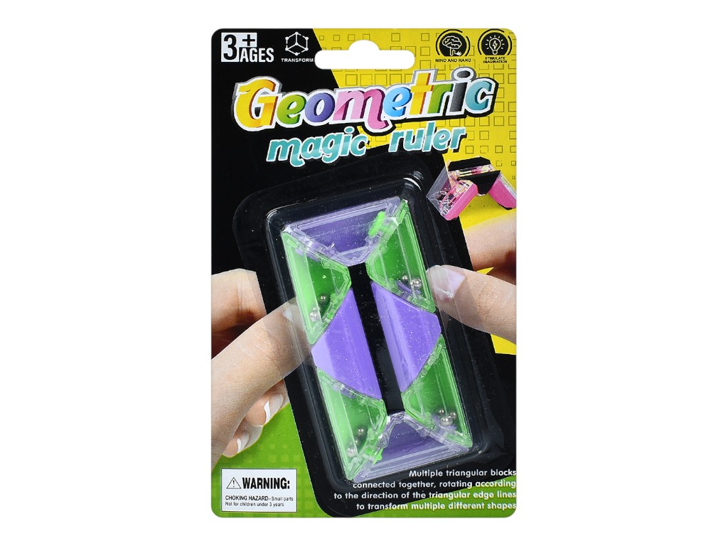 Гра - головоломка H018,  Geometric Magic Ruler, 3 види (ціна за 1шт)